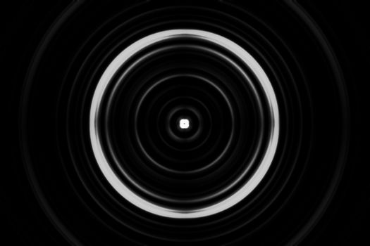Abstract background, blurred white ring