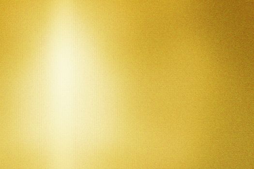 Reflection of yellow hard metallic, texture background