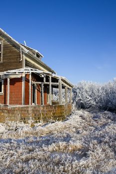 Winter Frost Saskatchewan Canada ice storm danger