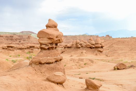 Hoodoos in Goblin Valley State Park, Utah