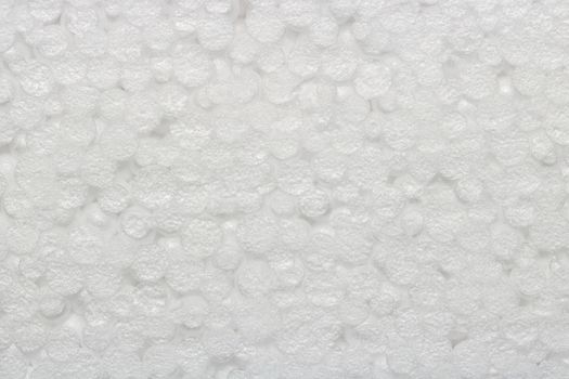 Texture of styrofoam ball white color, abstract background