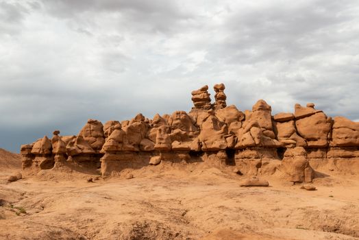 Hoodoos in Goblin Valley State Park, Utah