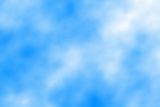 Light blue sky with clouds, abstract  background