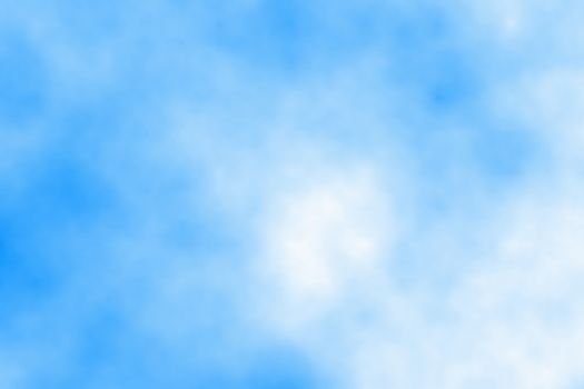 Light blue sky with cloud in the morning, abstract background