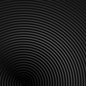 Abstract sound waves effect gray color on black background