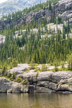 Mills Lake in Rocky Mountain National Park, Colorado