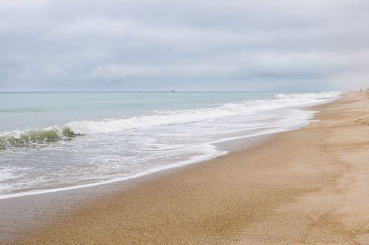 Pacific ocean coastline in Ventura County, California