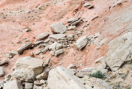 Cliffs in the San Rafael Swell in Utah off I-70