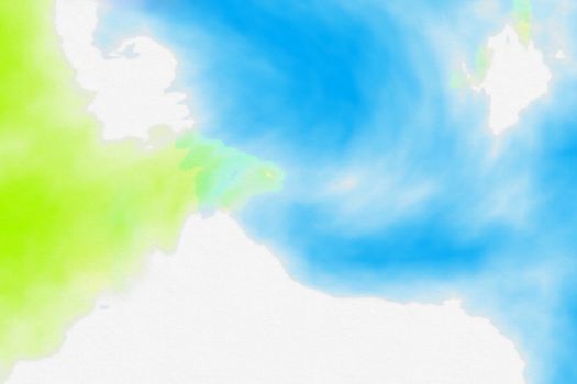 Blue watercolor splash texture background