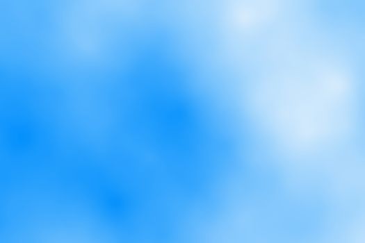 Air clouds with blue sky, blurred  background