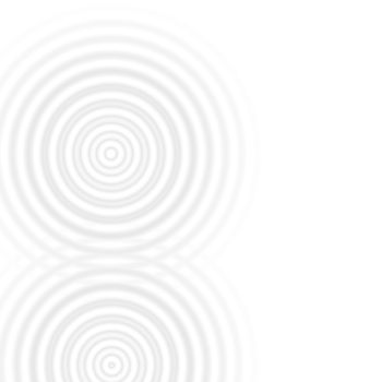 White circle spin effect, abstract background