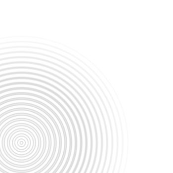 Abstract circle effect on white background