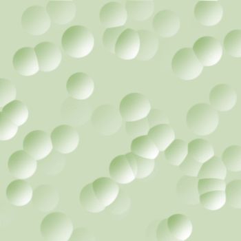 Abstract green bubble or dot pattern, soft background