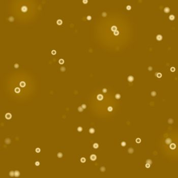 Brown beer and small bubbles, abstract background