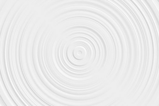 Gray circle spin on white backdrop, soft background texture