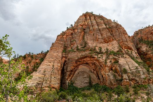 View from the Canyon Overlook Trail in Zion National Park, Utah