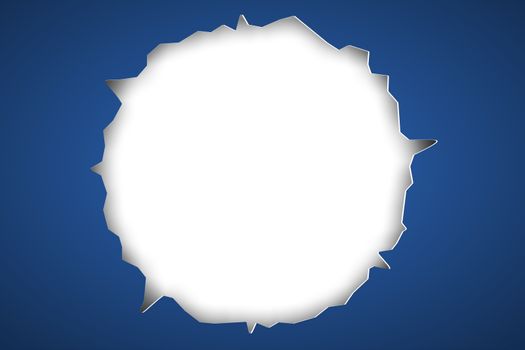 Abstract background of cracked blue boxes.Template for a text