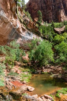 Emerald Pools Trail in Zion National Park, Utah