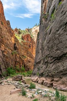 The Narrows in Zion National Park, Utah