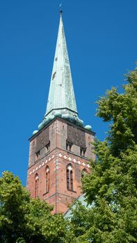 Historic building of the Hanseatic City of Lübeck, Germany, Europe