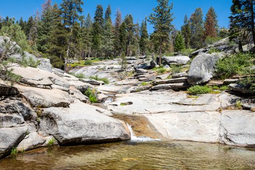 Swimming hole in Dorst Creek campground in Sequoia National Park, California