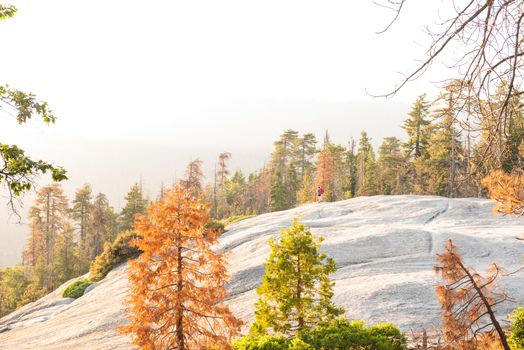 Sunset Rock viewpoint in Sequoia National Park, California