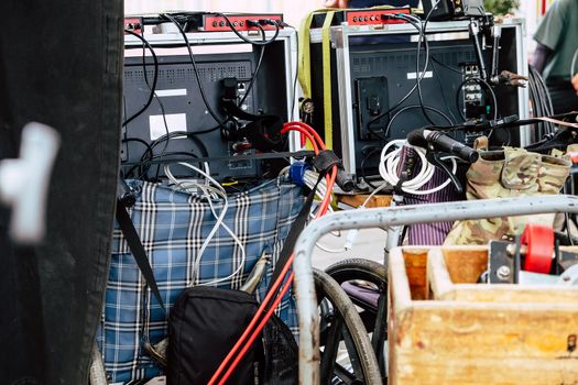 Film Crew,Studio shooting set