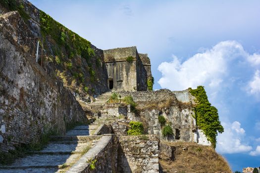 View of Corfu old fortress - Greece