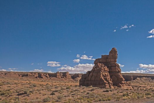 These strange, and unnamed  sandstone formations occur over a wide area between the San Rafael Swell and route 24 in Utah, USA.