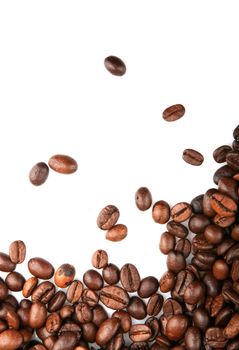 Coffee Beans Isolated On White Background