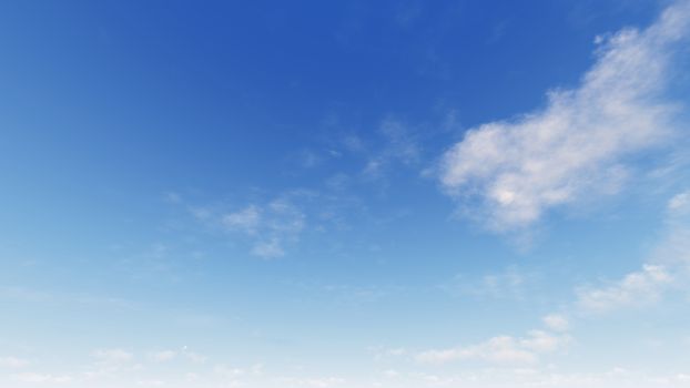 Cloudy blue sky abstract background, blue sky background with tiny clouds, 3d rendering

