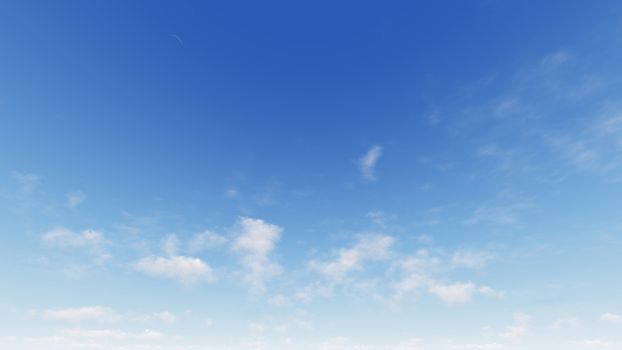 Cloudy blue sky abstract background, blue sky background with tiny clouds, 3d rendering

