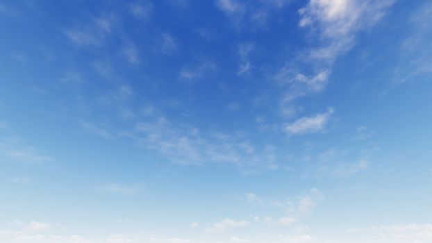 Cloudy blue sky abstract background, blue sky background with tiny clouds, 3d rendering

