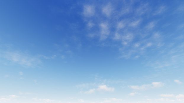 Cloudy blue sky abstract background, blue sky background with tiny clouds, 3d rendering

