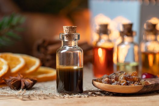 Myrrh essential oil and resin