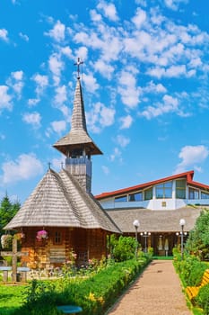 Wooden Church in Monastery of Giurgiu city, Romania