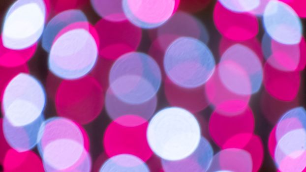 Abstract & Festive background with bokeh defocused lights