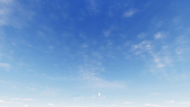 Cloudy blue sky abstract background, blue sky background with tiny clouds, 3d rendering

