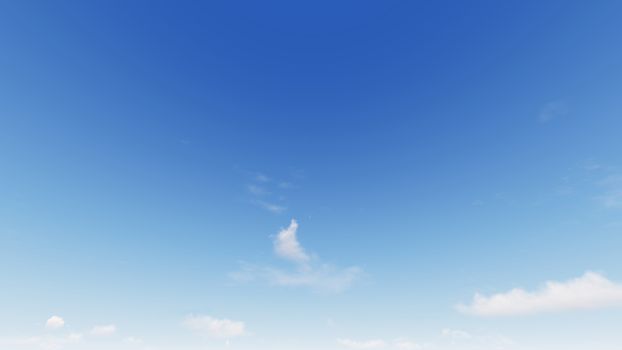 Cloudy blue sky abstract background, blue sky background with tiny clouds, 3d rendering

