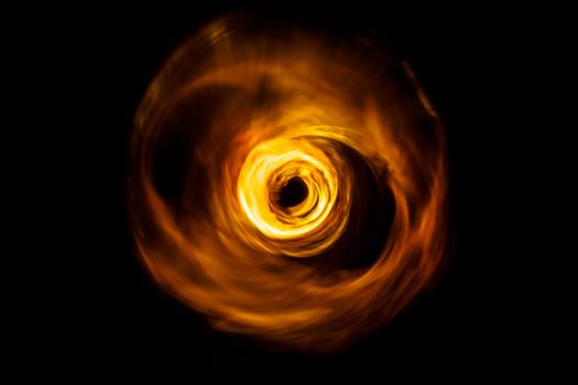 Sound waves in the visible full color in the dark