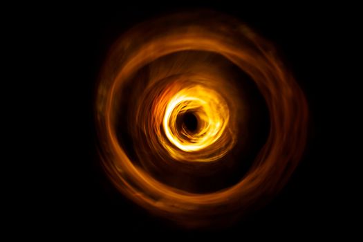 Sound waves in the visible full color in the dark
