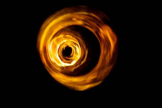 Sound waves in the visible full color in the dark
