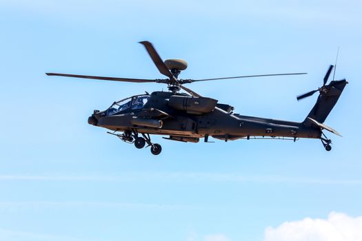 UH-60 Blackhawk and Apache. International Military Training "Saber Strike 2017", Adazi, Latvia, from 3 to 15 June 2017. US Army Europe-led annual International military exercise Saber Strike Field Training Exercise in Latvia.
