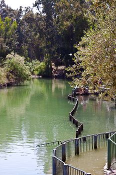 baptising place on the jordan river in israel