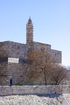 david tower in jerusalem old city outer wall