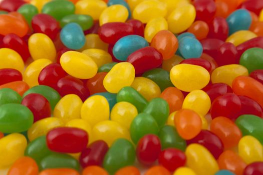 round shape multi colored candy pile 