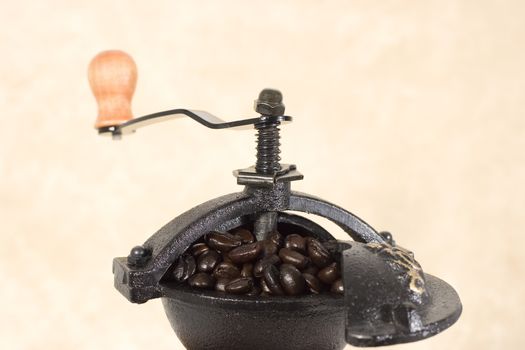 coffee grinder top view 