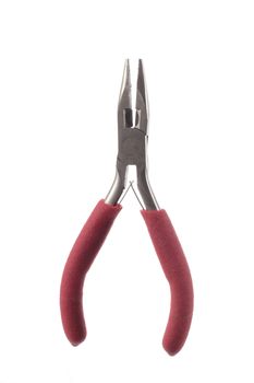 pliers with red handle