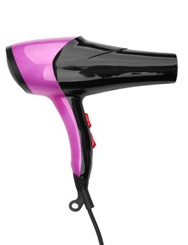 Hair dryer isolated on a white background