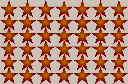 Red Shaded Blurred Star Pattern on white background Seamless Illustration. Modern Design. Can be used for business, website and other.